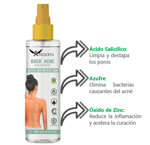 BACK ACNE Elimina el acné corporal