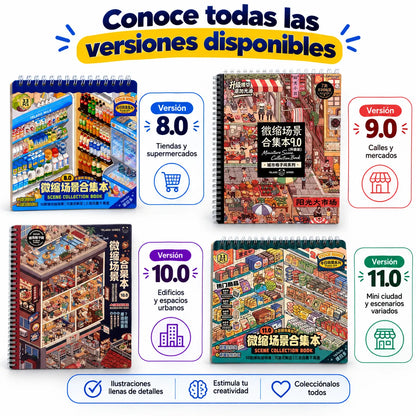 Pausa Creativa – Libro de Escenarios con Stickers