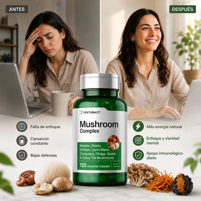 Complejo de Hongos Funcionales para Más Enfoque y Energía